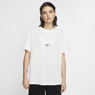 Tricouri Nike Sportswear Dama Albi Negrii | BAVZ-45387